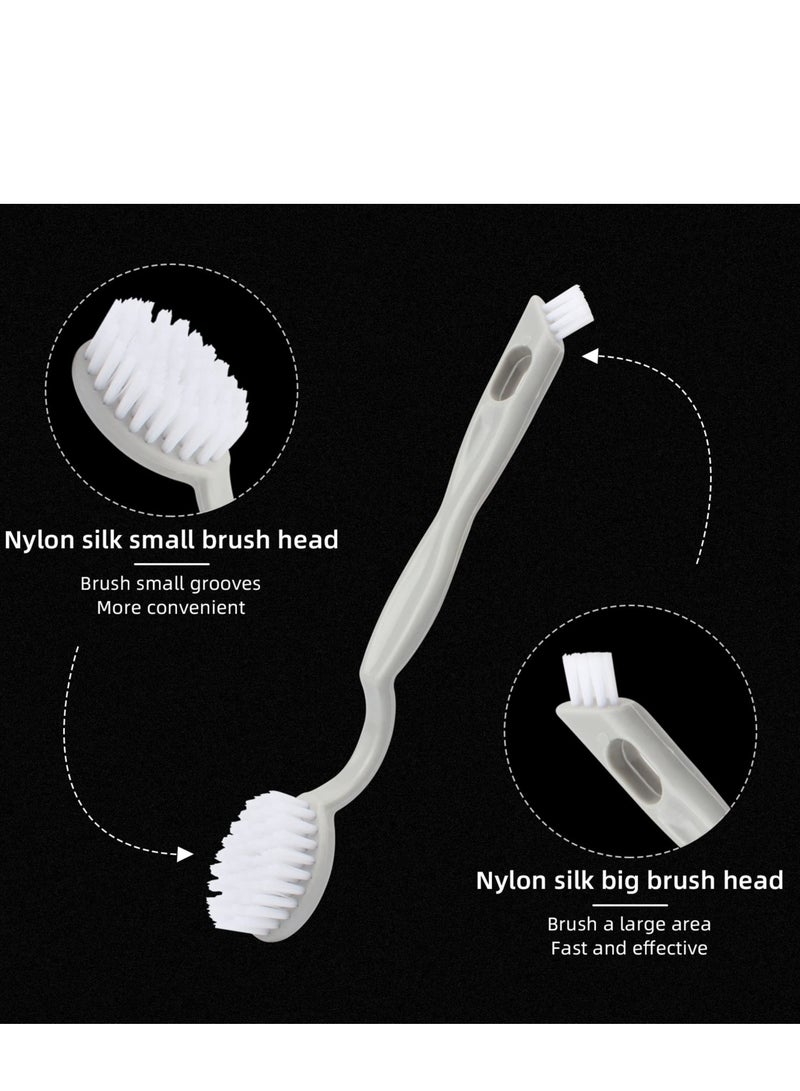 Double-Ended Shoe Washing Brush,3 Pack Professional Cleaning Brushes for Sneakers, Tennis Shoes, Floors,Get Your Shoes Looking Like New - Image 5