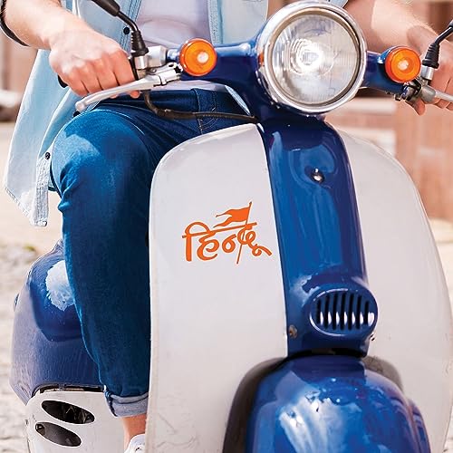 CVANU Hindu Self-Adhesive Orange Vinyl Sticker for Car & Bike 2pcs_(8.6cm X 12.5cm)_202308-01 - Image 4