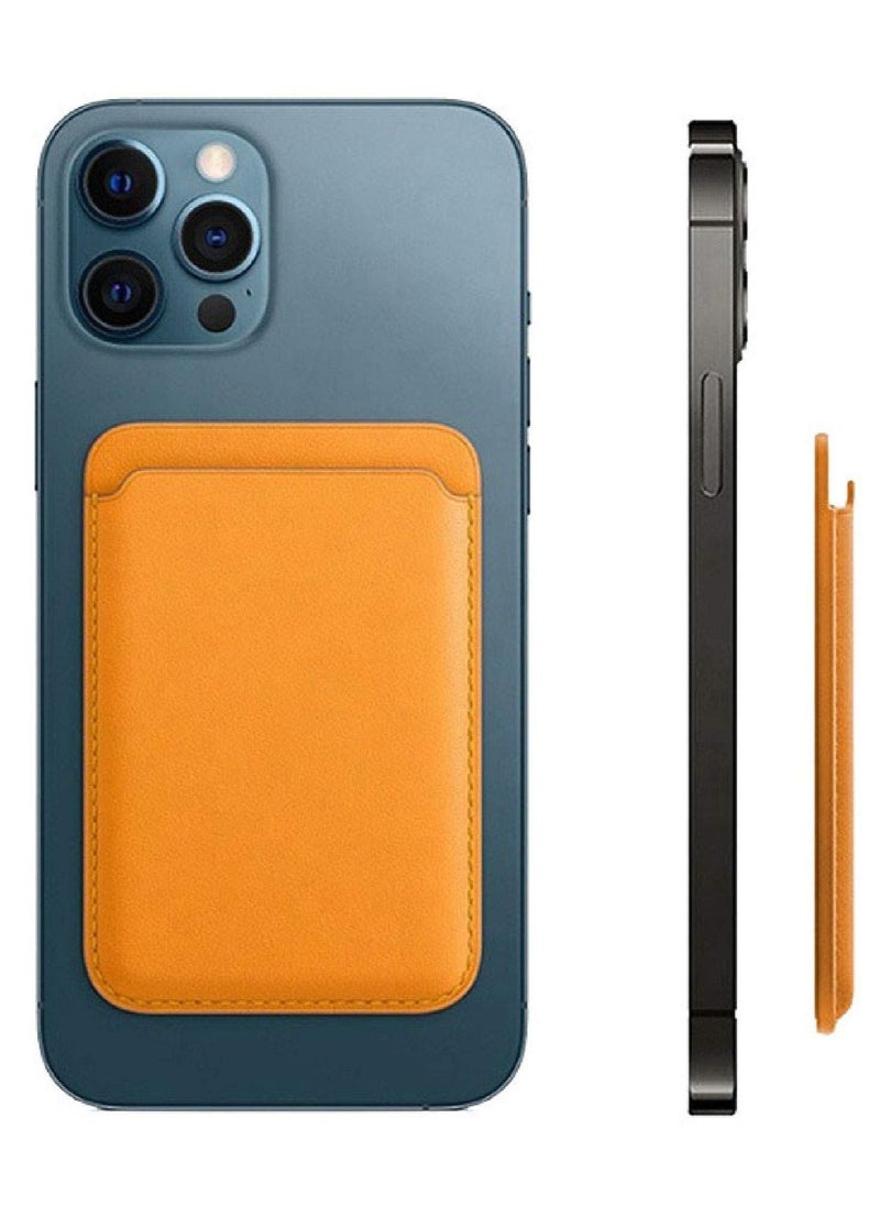 Magnetic Card Wallet Holder,  Leather Mag Safe Wallet for iPhone 13 Pro Max/13 Pro/13/13 Mini, for iPhone 12Series  - Image 1