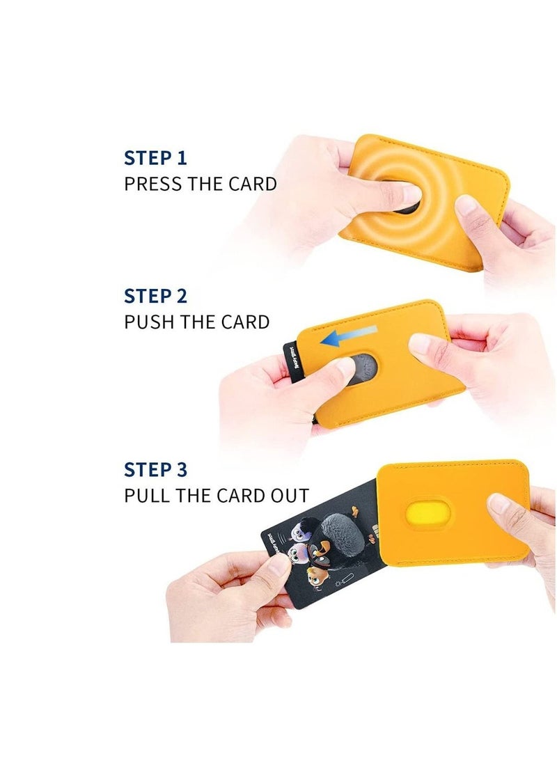 Magnetic Card Wallet Holder,  Leather Mag Safe Wallet for iPhone 13 Pro Max/13 Pro/13/13 Mini, for iPhone 12Series  - Image 5