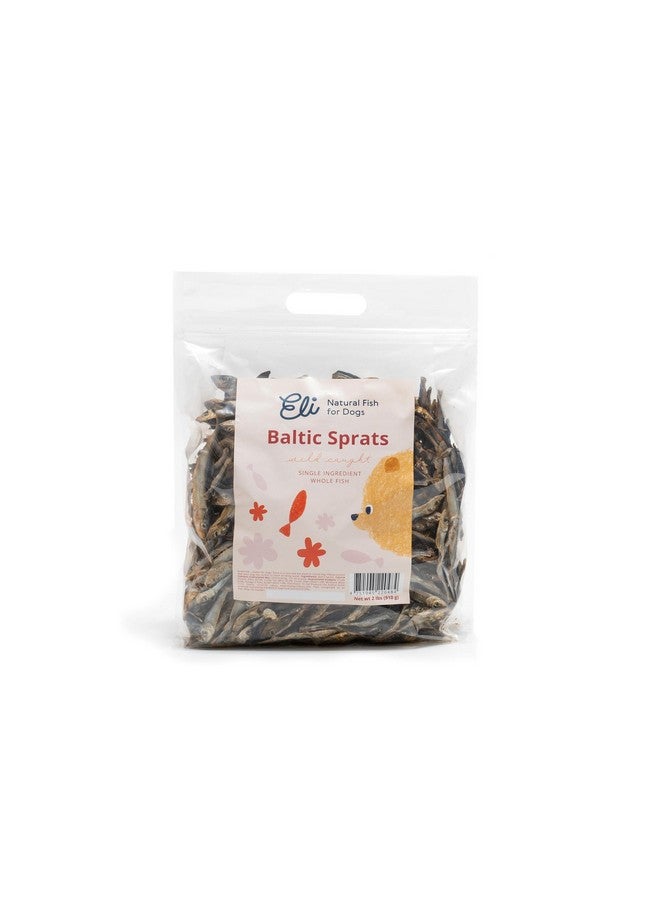 Eli Baltic Sprats 2 lb - Naturals Bulk Dog Treats, Rich in Protein & Omega 3, Grain Free Dog Treats, Single Ingredient Dog Treats, Hypoallergenic, Gluten Free, Training Treats for Dogs, Fish for Dogs - Image 1