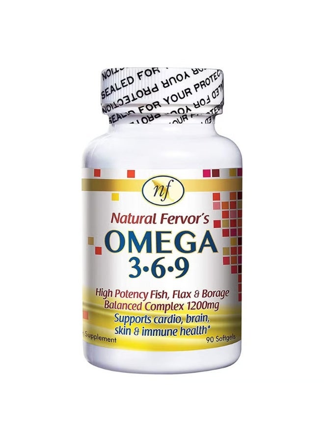 Omega 3-6-9 Softgel Capsules – 90 Softgels