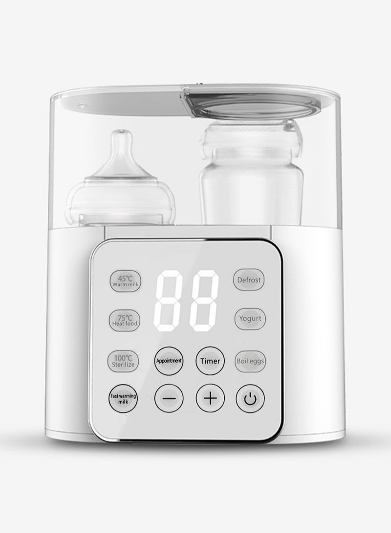 Baby Bottle Warmer  Multifuntion Breast Milk Warmer, Fast Baby Food Heater and Defrost Warmer with Timer for Twins, LCD Display Accurate Temperature Adjustment, 24H Constant Mode - Image 1