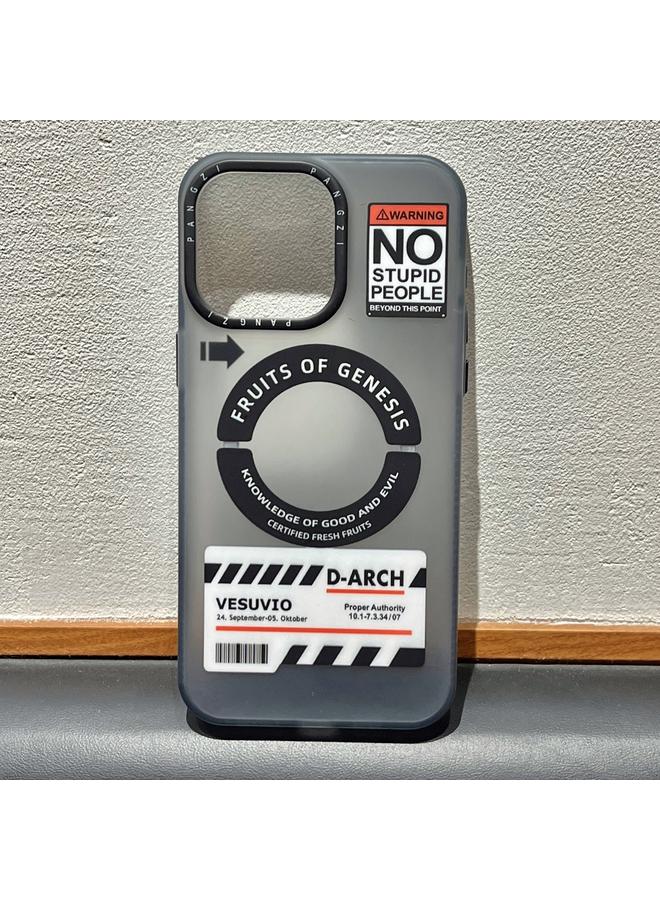 Zaboon Case For iPhone 13 Double-Layer Frosted IMD MagSafe Phone Case - Image 2