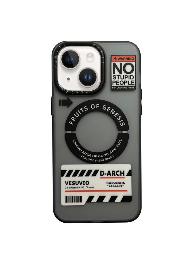 Zaboon Case For iPhone 13 Double-Layer Frosted IMD MagSafe Phone Case - Image 1