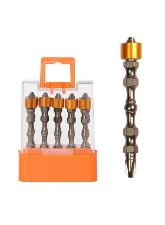 Pentanela 10-Piece S2 Alloy Steel PH2 Double-Ended Impact Magnetic Screwdriver Bit Set with Storage Case - Image 1