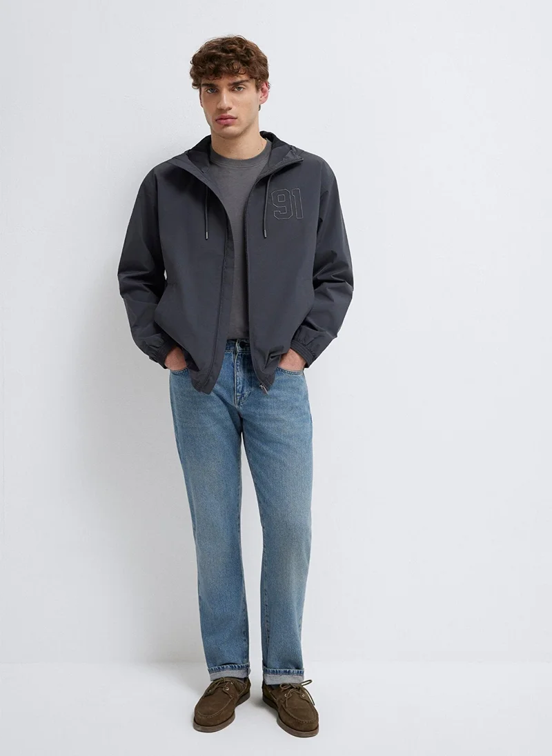 Mavi MVJNS Printed Anthracite Jacket