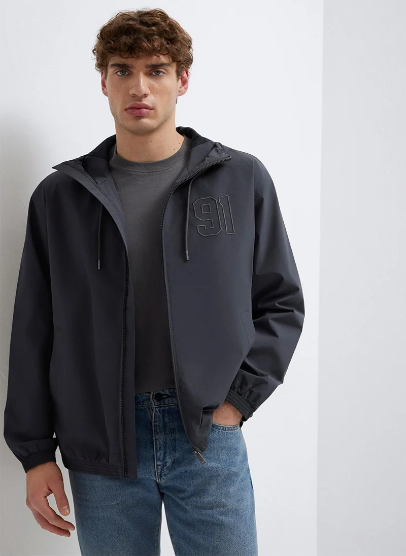 Mavi MVJNS Printed Anthracite Jacket