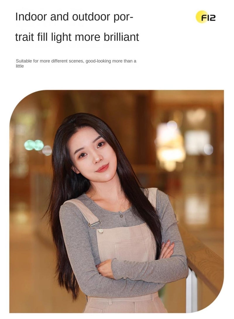 Ulanzi Portable F12Mini Camera Hot Shoe Flashlight – Retro Mini External Light with Automatic & Manual Modes, Compact 108g Design, 5600K Color Temperature, Type-C Charging, 1200mAh Battery, 1/250s Flash Rate - Image 2