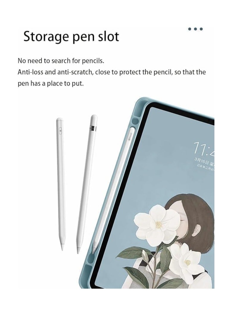 General Keyboard case for Samsung Galaxy Tab S10 Ultra 14.6-inch 2024 (Model: SM-X920; SM-X926B), with trackpad and pen slot, cute round keys detachable keyboard  - Image 3