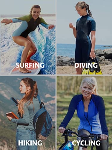 ATTRACO Long Sleeve Rashguard Shirt Swimwear Sun Protection Surf Shirts Wine L - Image 5