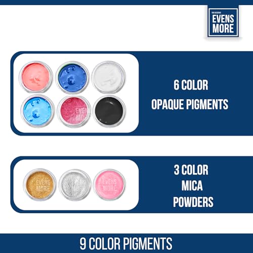 Evens More DIY Resin Art Clock Making Kit - Resin, 12" Round MDF Sheet, Pigments, Clock Machine, and More - Image 3