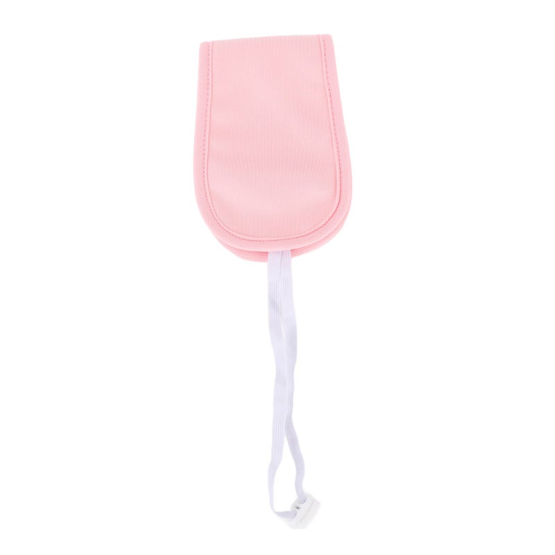 Soft Reusable Castor Oil Pack Sleep Neck Soreness Relief Compress Castor Oil Wrap for Thyroid Nodules Pink - Image 2