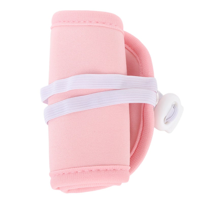 Soft Reusable Castor Oil Pack Sleep Neck Soreness Relief Compress Castor Oil Wrap for Thyroid Nodules Pink - Image 3