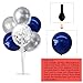 TONIFUL 6 Set Navy Blue Silver Balloon Centerpieces for TableBalloon Arch Kit for Graduation Decorations 2026 Class of 2026 Party DecorationsNew YearAnniversaryRetirementBirthday Decoration - Image 4