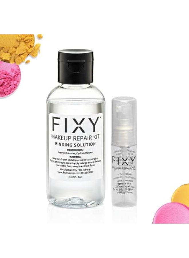 FIXY Makeup Repair Spray 4oz Solution to Restore Pressed Powders Eyeshadow Blush Bronzer Highlighter Vegan FragranceFree ParabenFree Ideal for Makeup Artists EcoConscious Beauty - Image 1