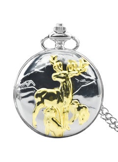NIBEMINENT Vintage Metal Analog Pocket Watch Unisex Casual Style  - Image 1
