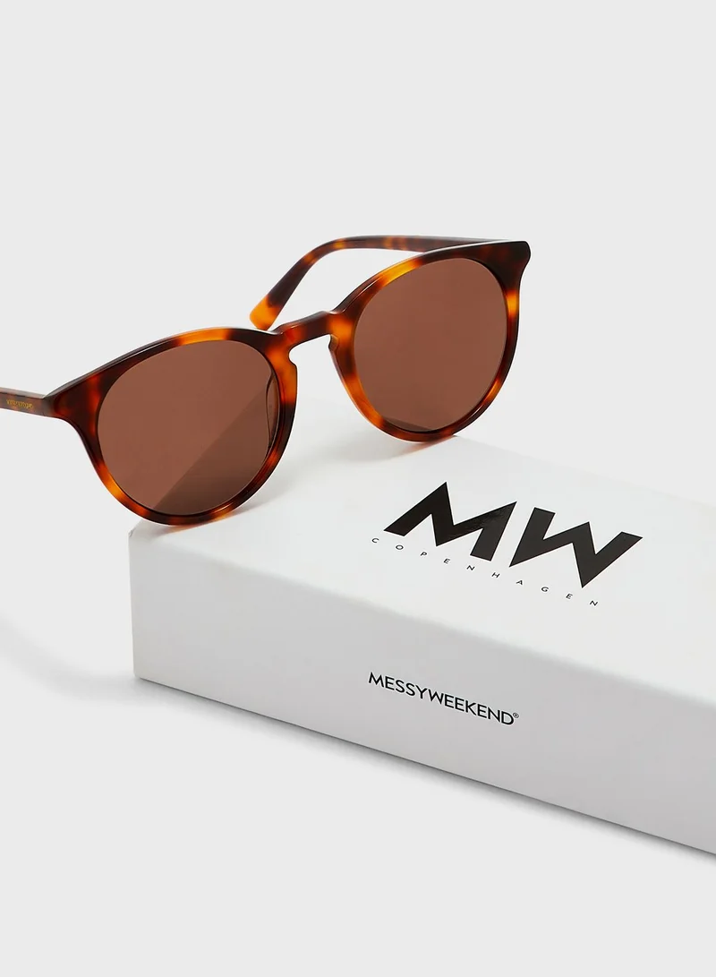 MESSYWEEKEND Depp Shape Sunglasses
