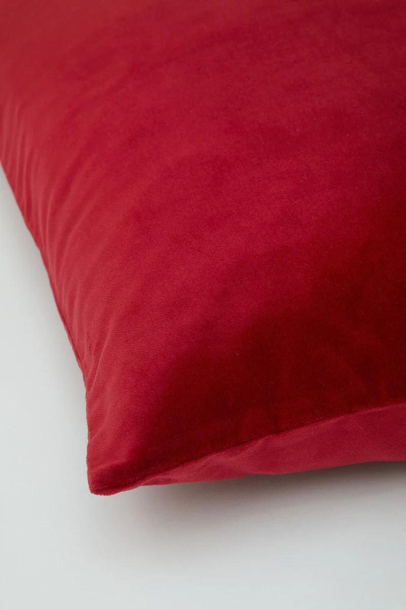 اتش اند ام Cotton Velvet Cushion Cover