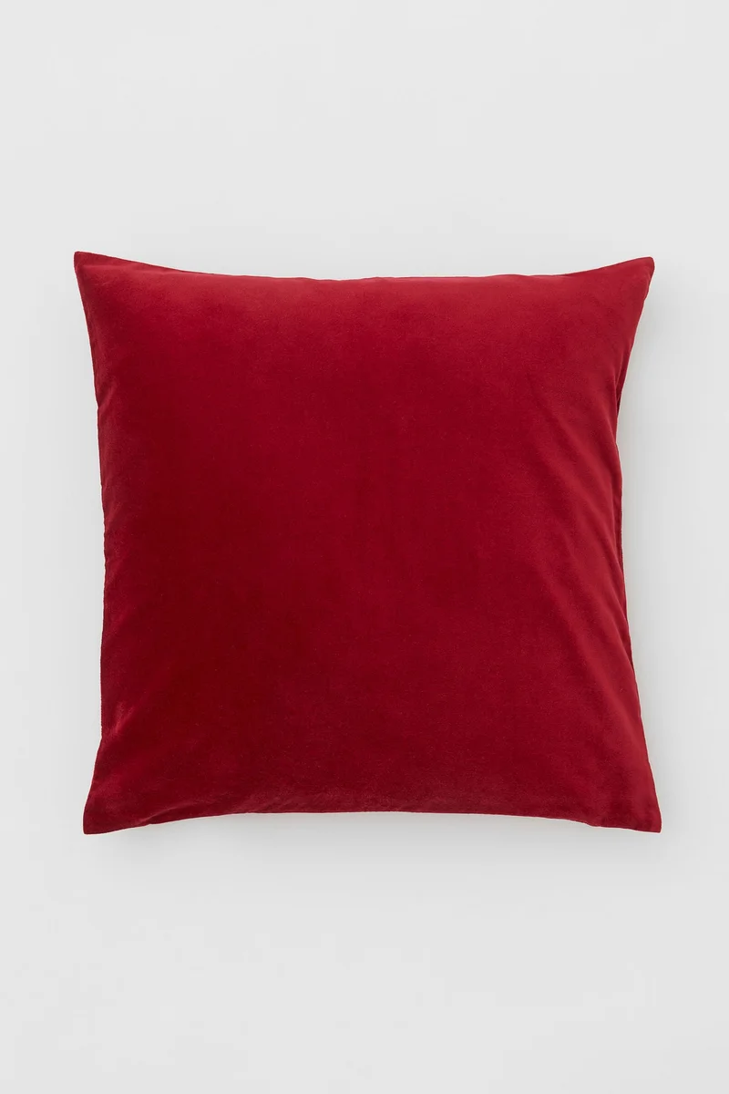 اتش اند ام Cotton Velvet Cushion Cover