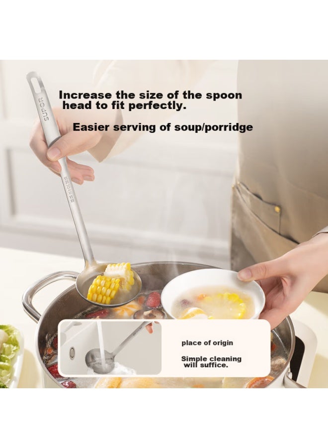 SUPOR Supor Soup Ladle Set, Three-piece Set, Includes Soup Ladle, Strainer Ladle, And Skimmer Ladle, Hot Pot Companion, Tk23023e  - Image 5