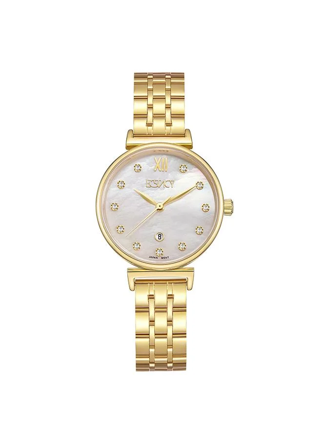 ECSTACY Women's Stainless Steel Analog Watch E23506-GBGM - 30 mm