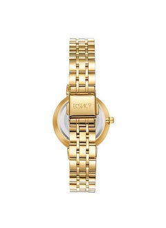 ECSTACY Ecstacy Women's GL12 Movement Watch, Analog Display and Stainless Steel Strap - E23506-GBGM, Gold  - Image 3