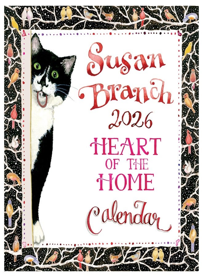 TF Publishing 2026 Susan Branch Mini Calendar with Monthly Grids for Appointments and Scheduling - Vertical Small Wall Calendar 2026 with Premium Matte Paper for Home and Office Organization - 7x7in - Image 2