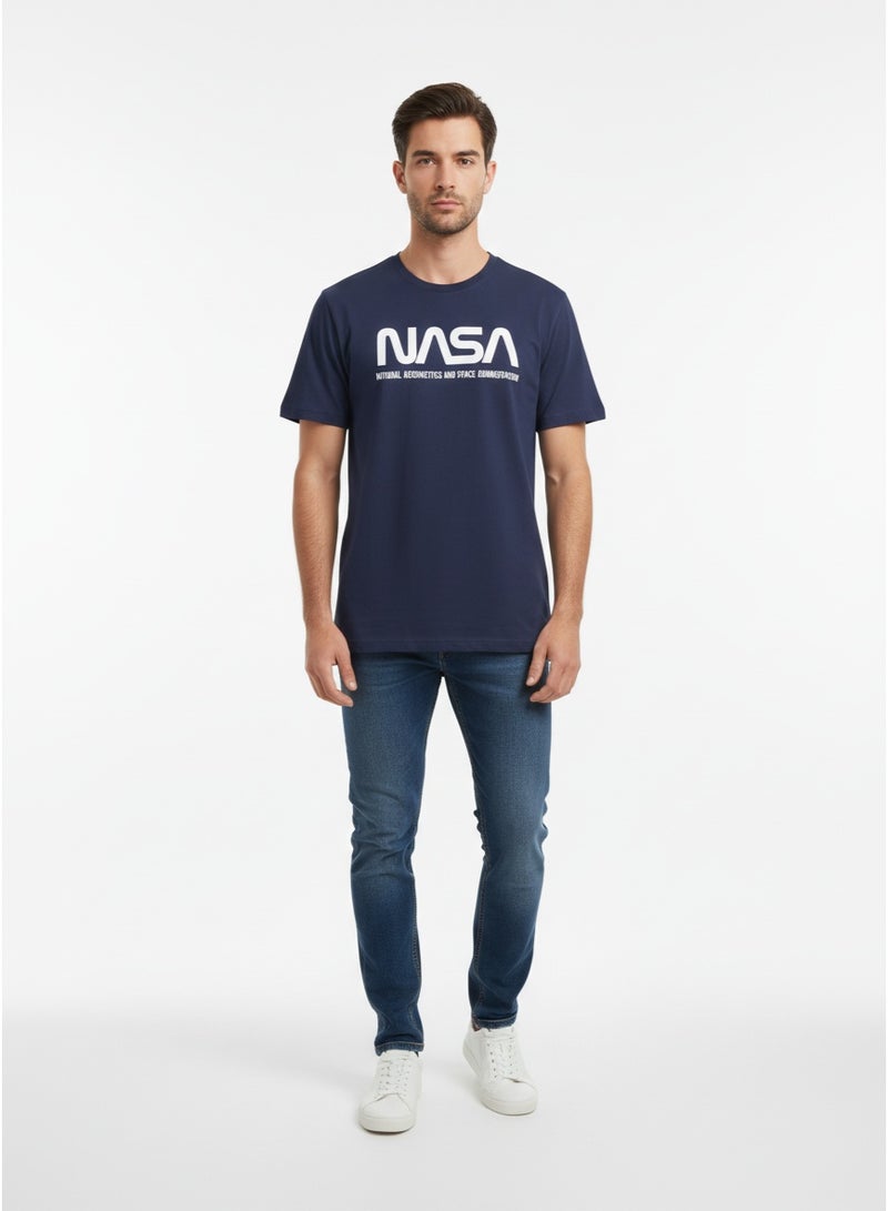 NASA T-SHIRT MENS NASA PRINT S/S FZ - Image 1
