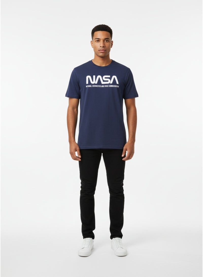 NASA T-SHIRT MENS NASA PRINT S/S FZ - Image 2