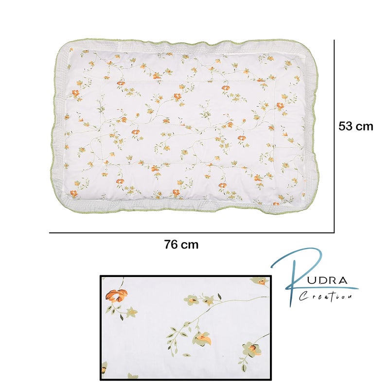 RUDRA CREATION New Born Baby Soft Cotton Godadi | Baby Bed | Multi-Color Pack of 01 - Image 2