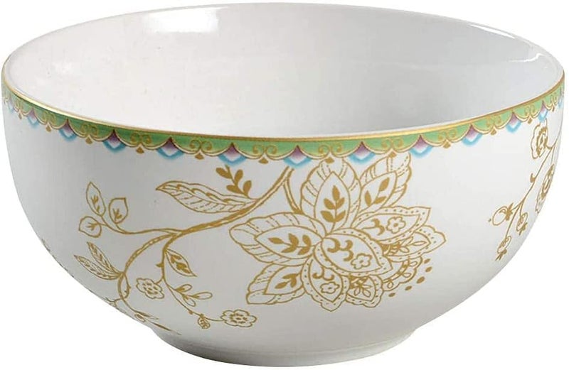 222 Fifth Replacement 55  Diameter Salad Cereal Bowl PEACOCK GARDEN quantity 1 New Bowl - Image 3