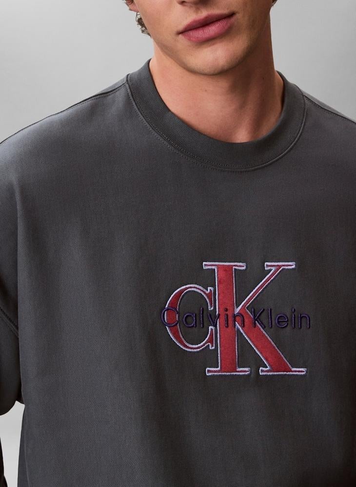 Calvin Klein Jeans Monologo Crew Neck Sweatshirt - Image 4