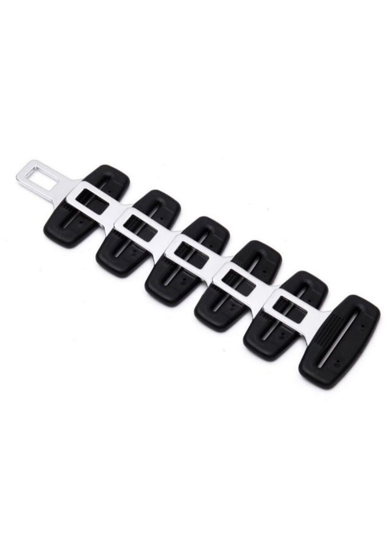 Generic - 6 Piece Car Seat Belt Adapter, Car Seat Belt Connector, Black Belt Buckle Adapter for Cars/Trucks/Vans - Image 1