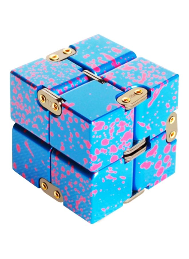 NIBEMINENT Aluminum Alloy Infinite Rubik's Cube 4x4x4cm - Image 1