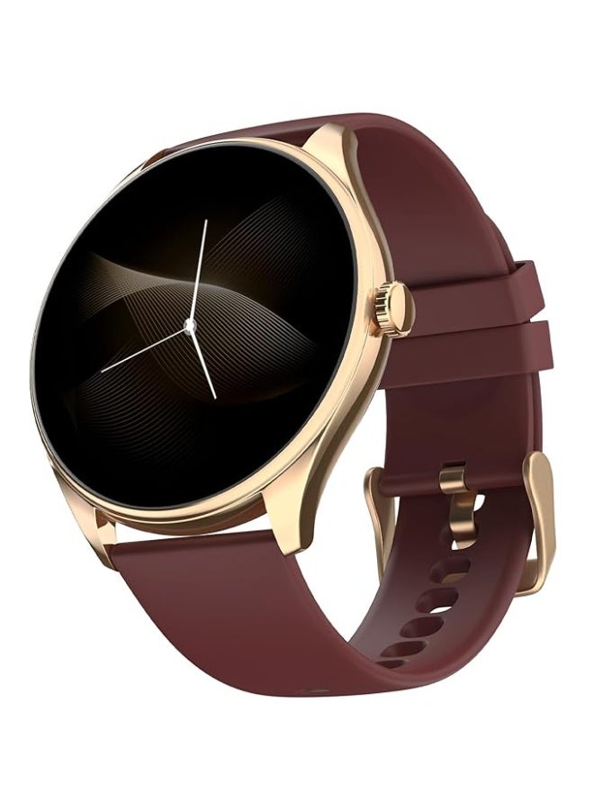 Noise Twist 2 Smart Watch with 1.43” AMOLED Screen, AI Search & Voice Assistant, Bluetooth Calling, Stainless Steel Back, 7-Day Battery, 100+ Watch Faces, Health Suite, IP68 (Deep Wine - Image 1