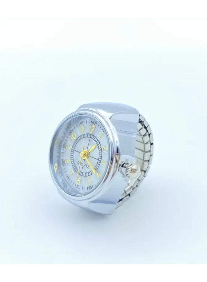 رينج ساعة حلقة إبداعية، ساعة إصبع بسيطة ومتعددة الاستخدامات، اختيار مثالي للهدايا - Image 3