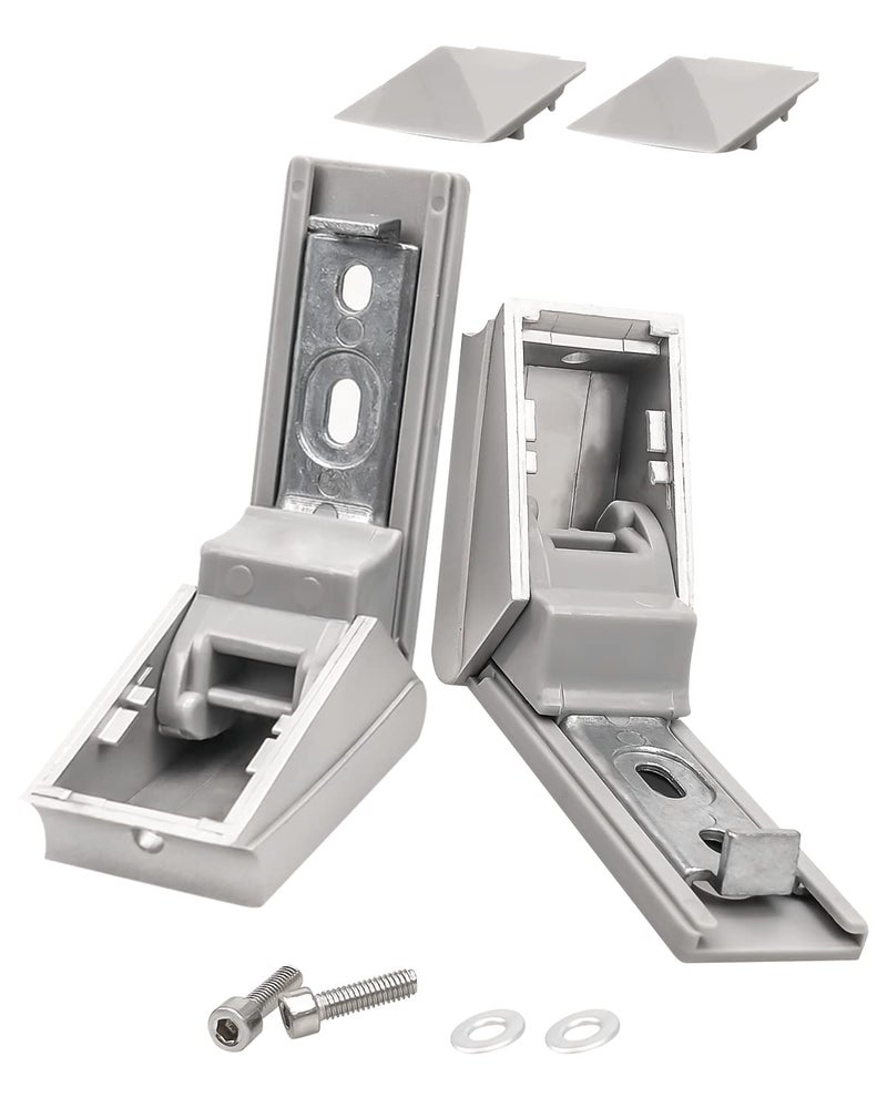 قطع غيار مفصلات ثلاجة تافاسكي 9590178 تناسب فريزر ليبهر Cbnes385622z Cbnes385720f استبدال 9590124 9590190 مجموعة إصلاح مفصل باب الثلاجة من الفولاذ المقاوم للصدأ