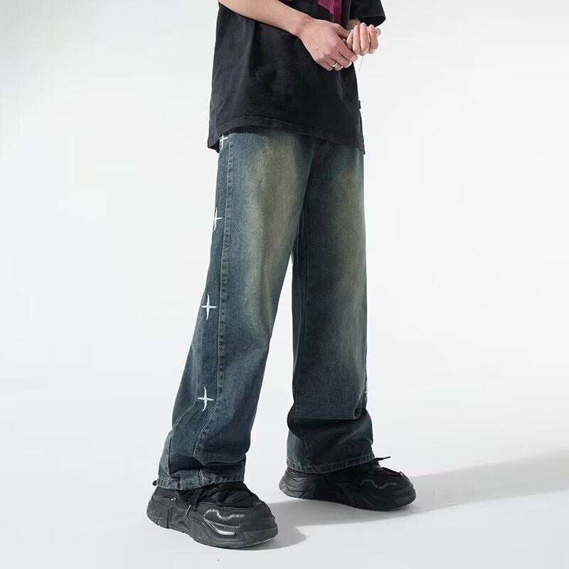 Unisex Casual Daily Denim Jeans - Image 4