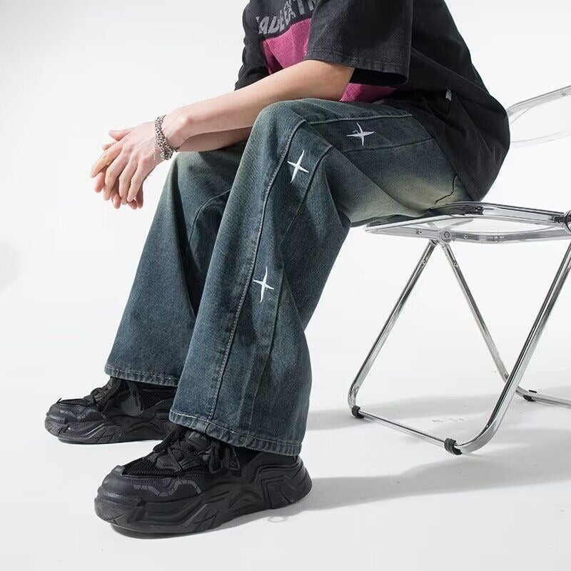 Unisex Casual Daily Denim Jeans - Image 2