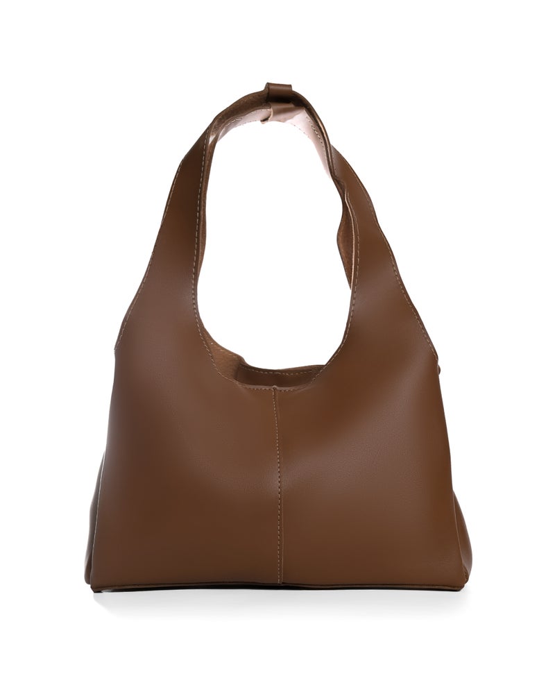 Leather Shoulder Bag - Timeless Style for Modern Women - Image 1