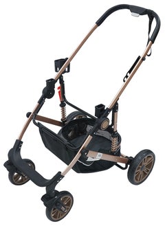 Bebesitos LiteMove 3 in 1 Reversible Newborn Stroller Pram Suitable From Birth - Grey Gold  - Image 3