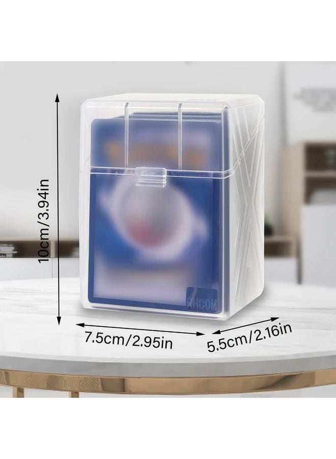 Purple Card Storage Box Holds 90 Sleeves Durable Organizer for MTG Sports Cards - Image 3