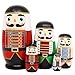 Moonmo 5pcs Beautiful Nutcracker Handmade Wooden Nesting Dolls Nesting Wishing Dolls Nutcracker Matryoshka Traditional - Image 3