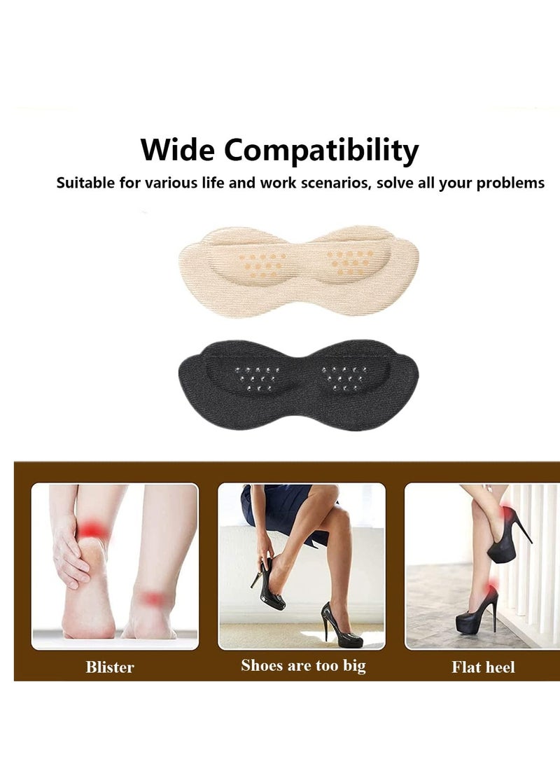SYOSI Heel Grips, Grips Liner Cushion Pads for Loose Shoes, Protectors, Inserts Liners Women Men Shoes too Big Prevent Slipping and Blisters 4 Pairs - Image 3
