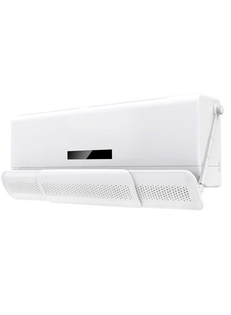 Split AC Air Flow Deflector Air Conditioner Deflector Retractable Flow Deflector Adjustable Punch-free Anti Direct Blowing Windshield for Home Office - Image 2