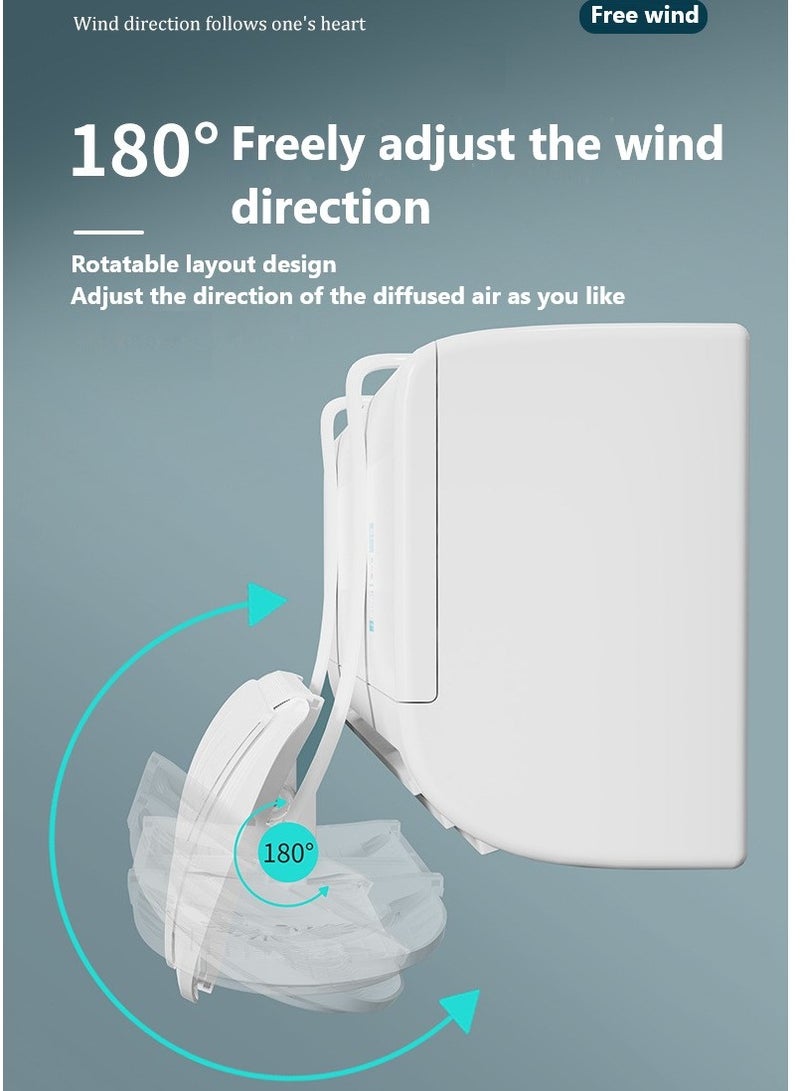 Split AC Air Flow Deflector Air Conditioner Deflector Retractable Flow Deflector Adjustable Punch-free Anti Direct Blowing Windshield for Home Office - Image 3