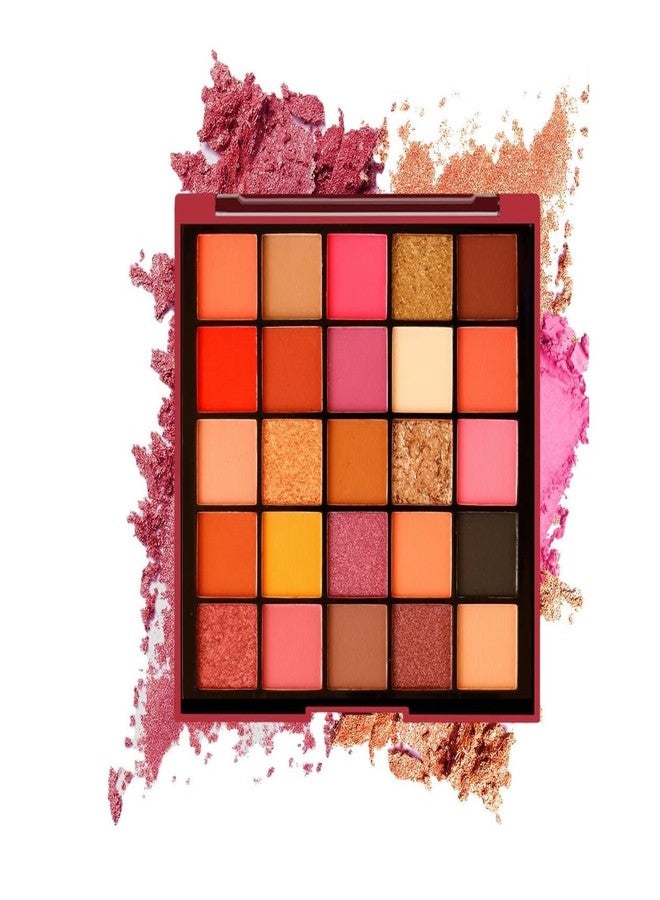 MATT LOOK 25 Colors Blink Eyeshadow Palette|Highly Pigmented|Blendable|Waterproof|Flawless Finish|Long Lasting|Matte & Shimmery| Creative & Fashion Eye Make-Up-Mutlicolor (26g) - Image 1