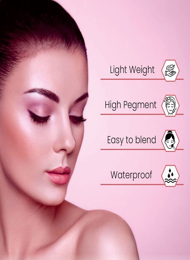 MATT LOOK 25 Colors Blink Eyeshadow Palette|Highly Pigmented|Blendable|Waterproof|Flawless Finish|Long Lasting|Matte & Shimmery| Creative & Fashion Eye Make-Up-Mutlicolor (26g) - Image 3