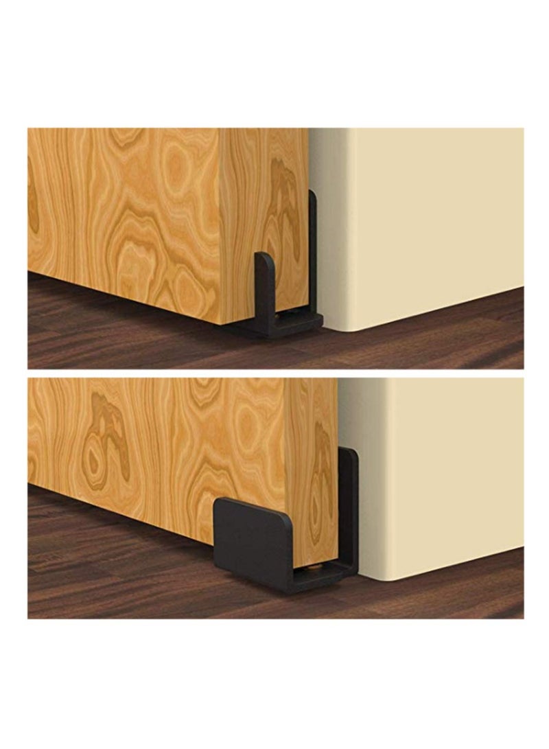 Zikra Sliding Barn Door Hardware Track Kit Carbon Steel Flat Track System Closet Rail Sliding Kit for Single Door with Screws - Image 5